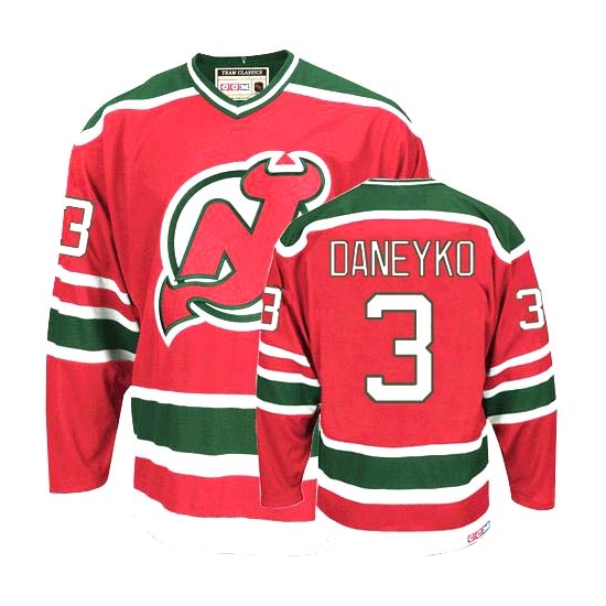 Ken Daneyko New Jersey Devils Authentic Team Classic Throwback CCM Jersey - Red/Green