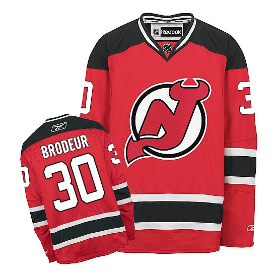 Martin Brodeur New Reebok Jersey Devils Premier Home Reebok Jersey - Red