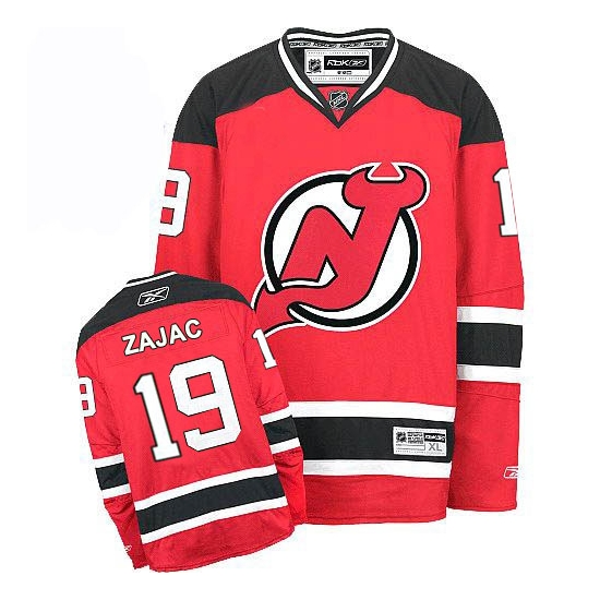 Travis Zajac New Reebok Jersey Devils Authentic Home Reebok Jersey - Red