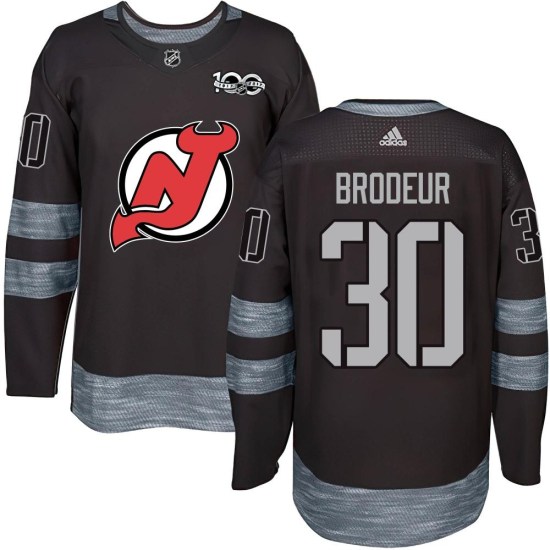 Martin Brodeur New Jersey Devils Authentic 1917-2017 100th Anniversary Jersey - Black