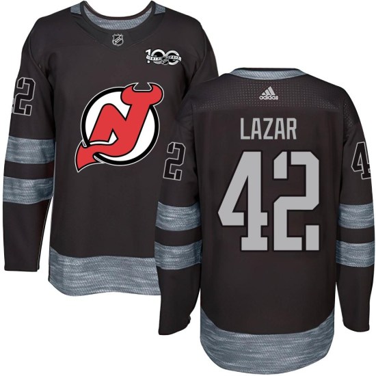 Curtis Lazar New Jersey Devils Authentic 1917-2017 100th Anniversary Jersey - Black