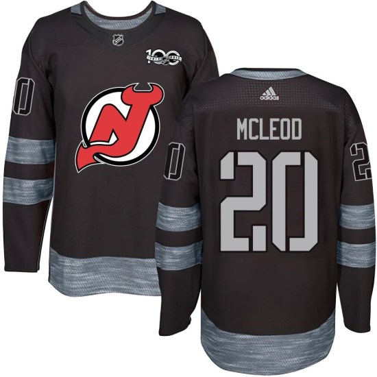 Michael McLeod New Jersey Devils Authentic 1917-2017 100th Anniversary Jersey - Black