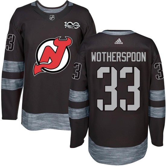 Tyler Wotherspoon New Jersey Devils Authentic 1917-2017 100th Anniversary Jersey - Black
