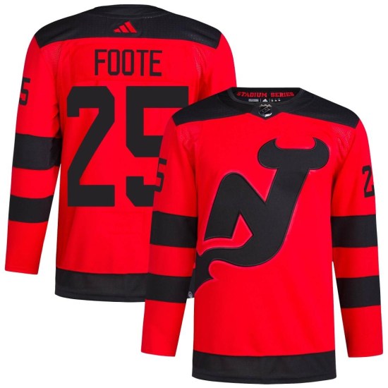 Nolan Foote New Jersey Devils Authentic 2024 Stadium Series Primegreen Adidas Jersey - Red
