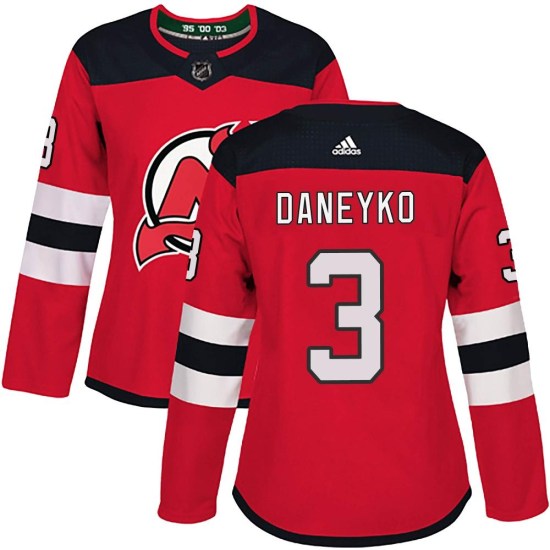 Ken Daneyko New Jersey Devils Women's Authentic Home Adidas Jersey - Red