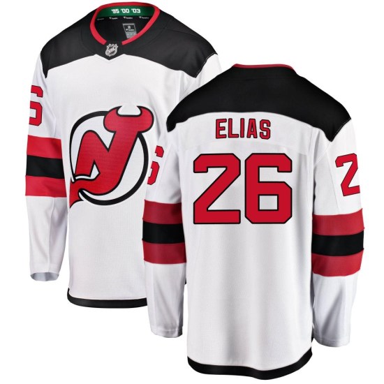Patrik Elias New Jersey Devils Breakaway Away Fanatics Branded Jersey - White