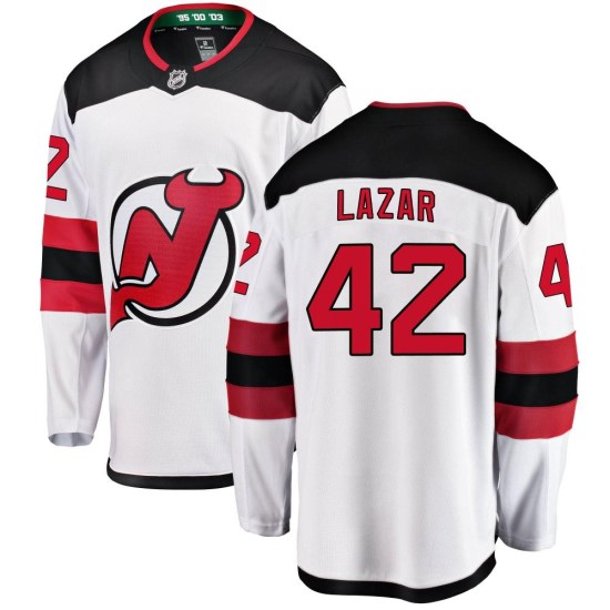 Curtis Lazar New Jersey Devils Breakaway Away Fanatics Branded Jersey - White