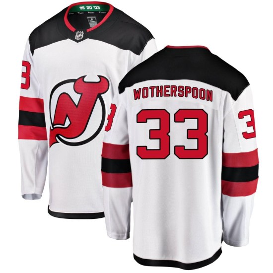 Tyler Wotherspoon New Jersey Devils Breakaway Away Fanatics Branded Jersey - White