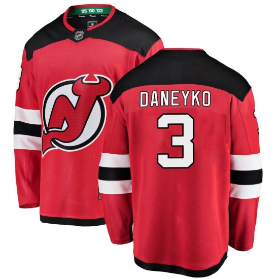 Ken Daneyko New Jersey Devils Youth Breakaway Home Fanatics Branded Jersey - Red