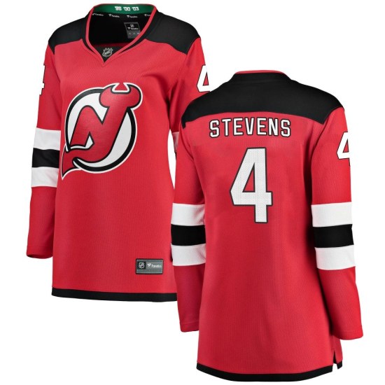 Scott Stevens New Jersey Devils Women's Breakaway Home Fanatics Branded Jersey - Red