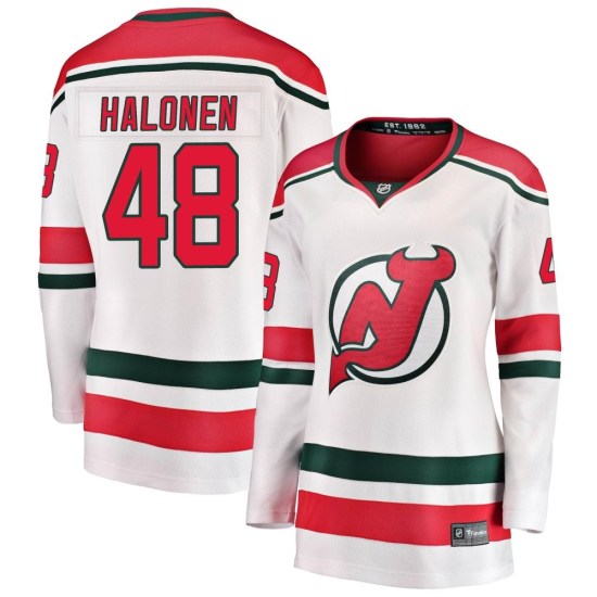 Brian Halonen New Jersey Devils Women's Breakaway Alternate Fanatics Branded Jersey - White
