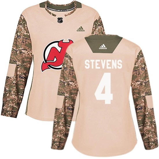 Scott Stevens New Jersey Devils Women's Authentic Veterans Day Practice Adidas Jersey - Camo