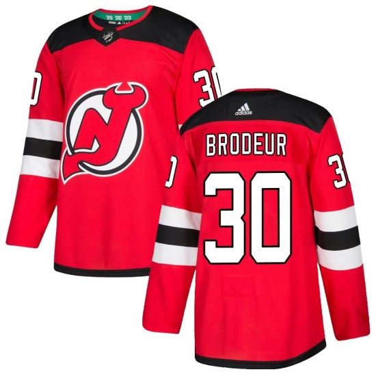Martin Brodeur New Jersey Devils Authentic Home Adidas Jersey - Red