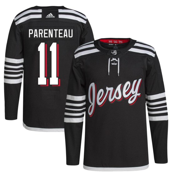 P. A. Parenteau New Jersey Devils Authentic 2021/22 Alternate Primegreen Pro Player Adidas Jersey - Black