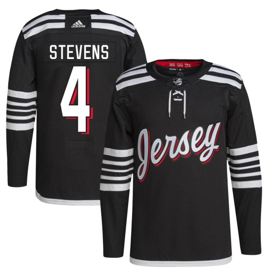 Scott Stevens New Jersey Devils Authentic 2021/22 Alternate Primegreen Pro Player Adidas Jersey - Black