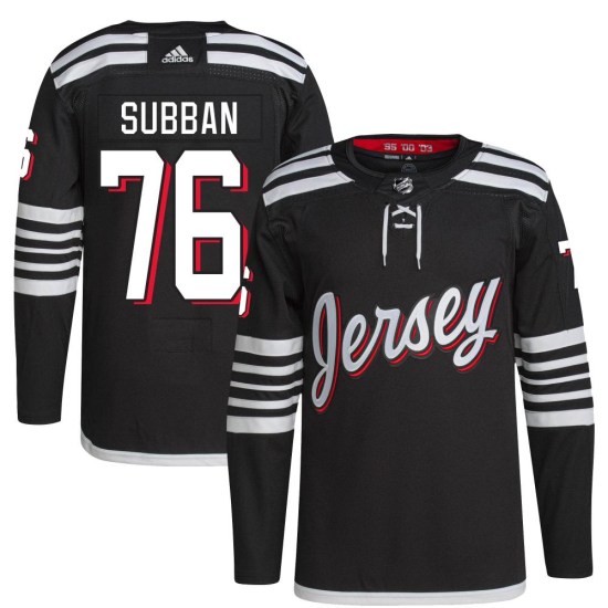 P.K. Subban New Jersey Devils Authentic 2021/22 Alternate Primegreen Pro Player Adidas Jersey - Black