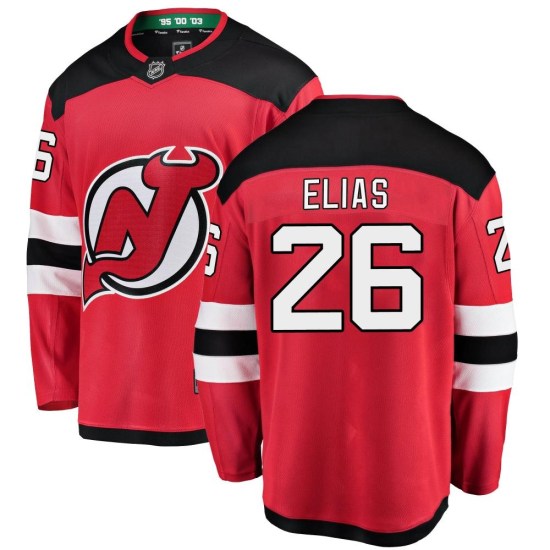 Patrik Elias New Jersey Devils Breakaway Home Fanatics Branded Jersey - Red