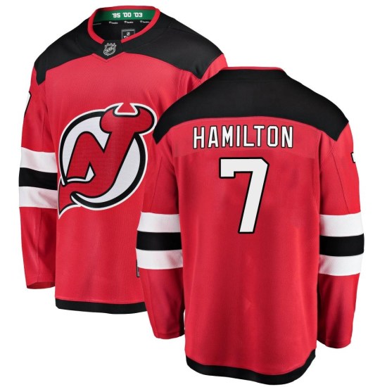 Dougie Hamilton New Jersey Devils Breakaway Home Fanatics Branded Jersey - Red