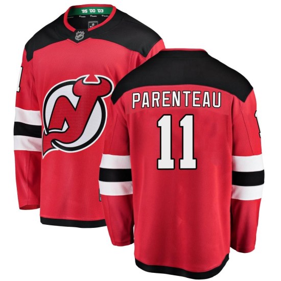 P. A. Parenteau New Jersey Devils Breakaway Home Fanatics Branded Jersey - Red