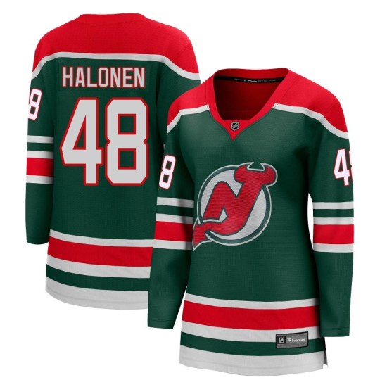 Brian Halonen New Jersey Devils Women's Breakaway 2020/21 Special Edition Fanatics Branded Jersey - Green