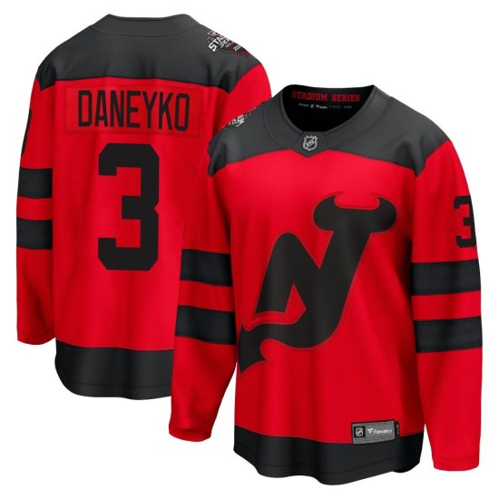 Ken Daneyko New Jersey Devils Breakaway 2024 Stadium Series Fanatics Branded Jersey - Red