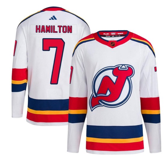 Dougie Hamilton New Jersey Devils Authentic Reverse Retro 2.0 Adidas Jersey - White
