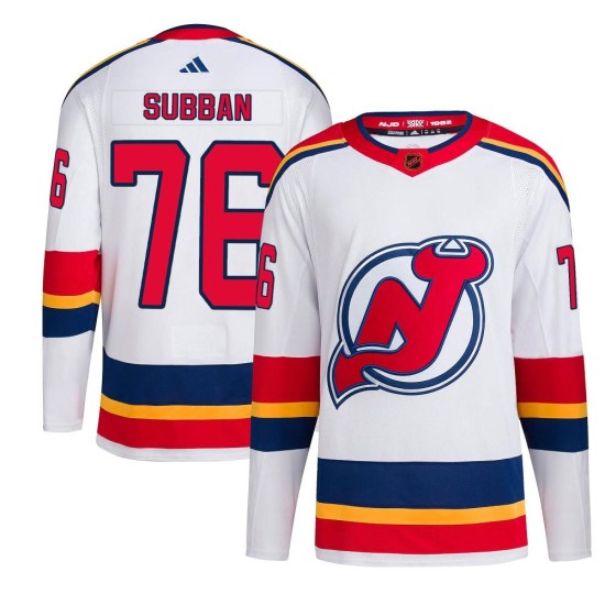 P.K. Subban New Jersey Devils Authentic Reverse Retro 2.0 Adidas Jersey - White