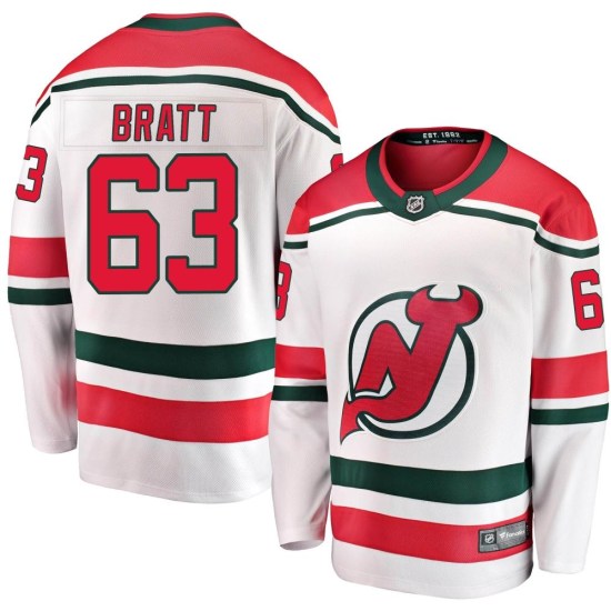 Jesper Bratt New Jersey Devils Youth Breakaway Alternate Fanatics Branded Jersey - White