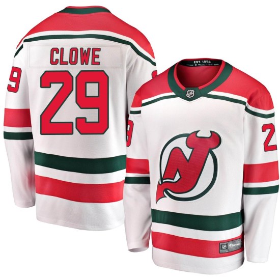 Ryane Clowe New Jersey Devils Youth Breakaway Alternate Fanatics Branded Jersey - White