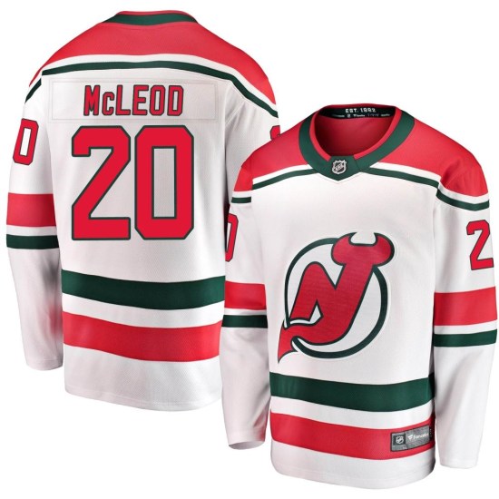 Michael McLeod New Jersey Devils Youth Breakaway Alternate Fanatics Branded Jersey - White