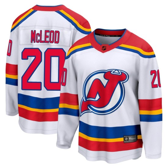 Michael McLeod New Jersey Devils Youth Breakaway Special Edition 2.0 Fanatics Branded Jersey - White