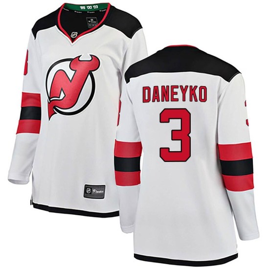 Ken Daneyko New Jersey Devils Women's Breakaway Away Fanatics Branded Jersey - White