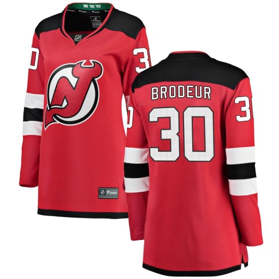 Martin Brodeur New Jersey Devils Women's Breakaway Home Fanatics Branded Jersey - Red