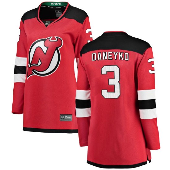 Ken Daneyko New Jersey Devils Women's Breakaway Home Fanatics Branded Jersey - Red