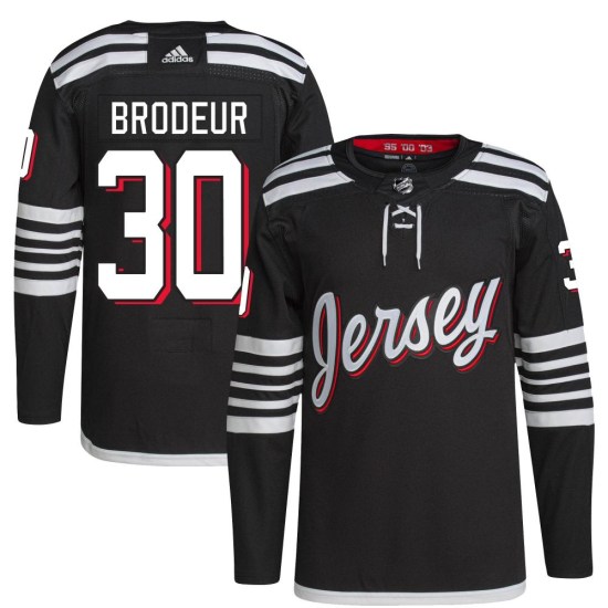 Martin Brodeur New Jersey Devils Authentic 2021/22 Alternate Primegreen Pro Player Adidas Jersey - Black